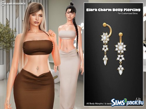 Серьга для пирсинга от WisteriaSims