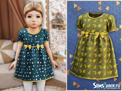 Платье с цветочным бантом для малышей от MysteriousOo