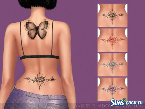 Татуировка на спину от ANGISSI